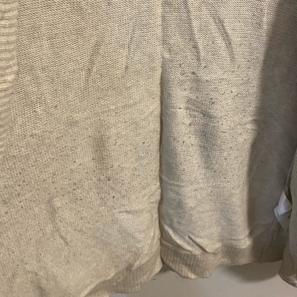 🎉5/$30 - Cream Roots long cardigan - flawed - Picture 2 of 4
